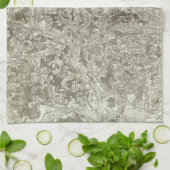 Tournus, Lonsle Saunier Theedoek (Gevouwen)