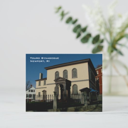 Touro Synagogue Briefkaart (Staand voorkant)
