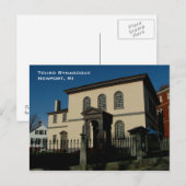 Touro Synagogue Briefkaart (Voorkant / Achterkant)