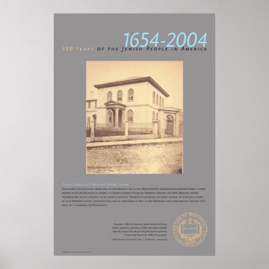 Touro Synagogue, Newport, Rhode Island Poster (Voorkant)