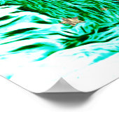 *~* Tourquoise Art Artistic Celestial LION AP23 Poster (Hoek)