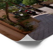 Tourrettes-sur-Loup in Frankrijk Poster (Hoek)