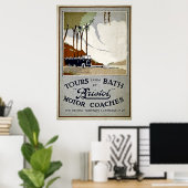 Tours from Bath by Bristol Motor Coaches Poster (Thuiskantoor)