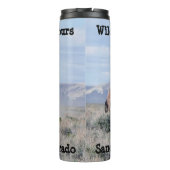 Tours of Sand Wash Basin wilde paarden Thermosbeker (Achterkant)