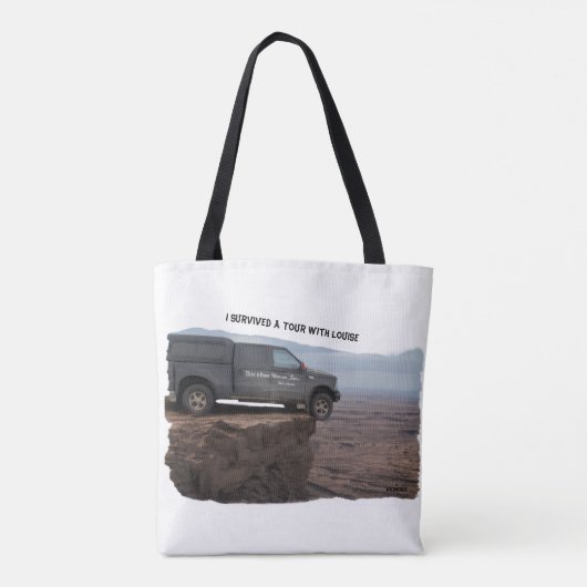 Tours with Louise Tote Bag (Achterkant)
