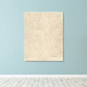 Tourtelotte Park Special Atlas Map Canvas Afdruk (Insitu (Houten vloer))