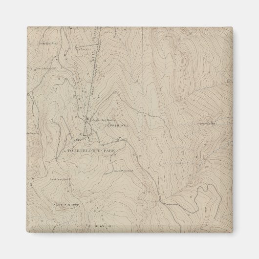 Tourtelotte Park Special Atlas Map Magneet (Voorkant)