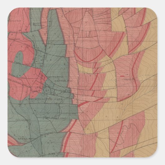 Tourtelotte Park Special Vierkante Sticker (Voorkant)