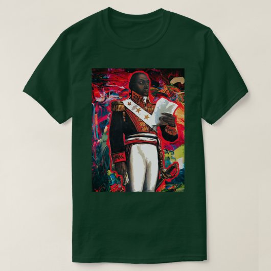 Toussaint Louverture Abstract T-shirt (Design voorkant)