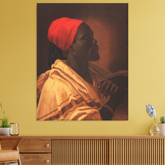 Toussaint L'Ouverture van George DeBaptiste (1870) Canvas Afdruk (Insitu (Woonkamer))