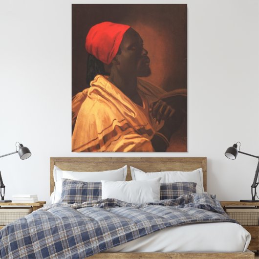 Toussaint L'Ouverture van George DeBaptiste (1870) Canvas Afdruk (Insitu (Slaapkamer))