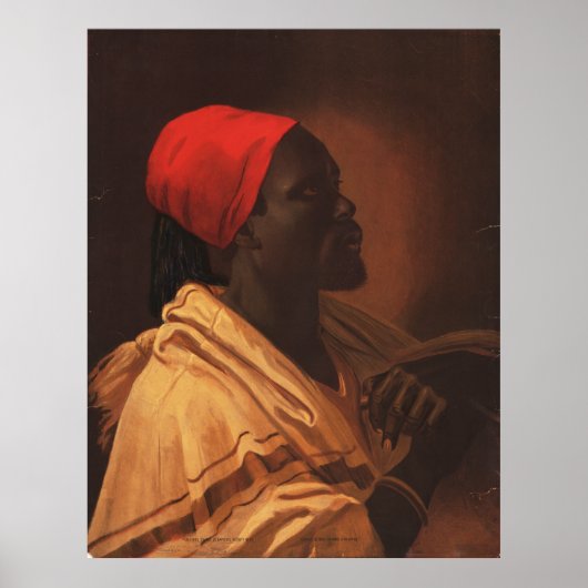 Toussaint L'Ouverture van George DeBaptiste (1870) Poster (Voorkant)