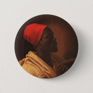 Toussaint L'Ouverture van George DeBaptiste (1870) Ronde Button 5,7 Cm