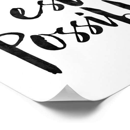 Tout Est Mogelijk Poster (Hoek)