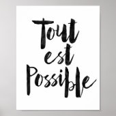 Tout Est Mogelijk Poster (Voorkant)