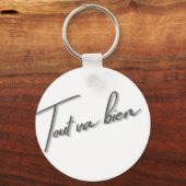 Tout Van Bien – Stroopwafel & Piano Sleutelhouder Sleutelhanger (Achterkant)