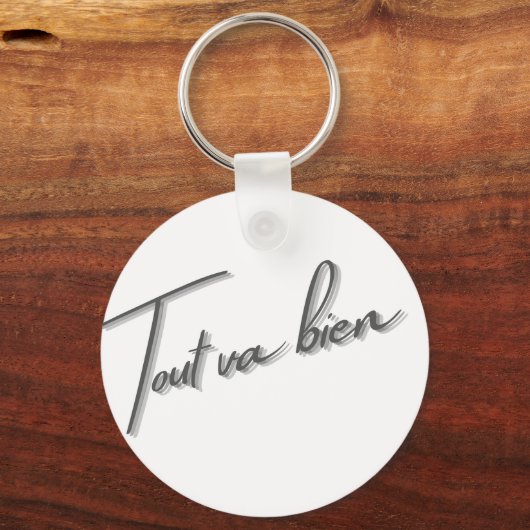 Tout Van Bien – Stroopwafel & Piano Sleutelhouder Sleutelhanger (Achterkant)