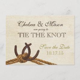 Touw en Hoefijzers Sla de datum op Save The Date