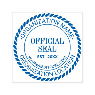 Touw Generiek Officiële Stempel Naam Locatie URL O