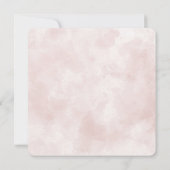 Touw met hydrangea boeketten save the date (Achterkant)