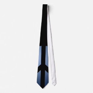 Touw, Navy Blauwe Vredesteken, Pas het Ontwerp aan Stropdas