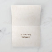 Touw Papa ontwerp op eiken hardhout Kaart (Binnen)