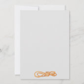 Touw park avontuur kinderen verjaardag kaart (Achterkant)