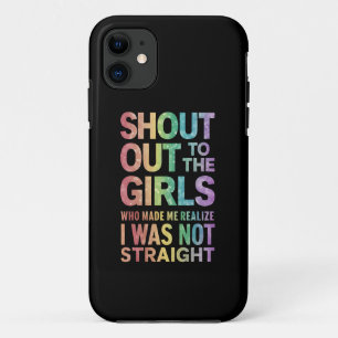 Touw Uit Naar De Meisjes Gay Pride Regenboog Vlag  Case-Mate iPhone Case