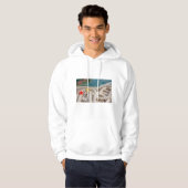 touw voor het meren van Basic Hooded Sweatshirt vo (Voorkant volledig)