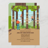 Touw Wandelen Kinder Kaart (Voorkant / Achterkant)