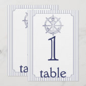 Touwen Anker Streep Jubileum Tafelnummer (Voorkant / Achterkant)