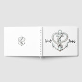 Touwen Hartanker Kustbruiloft Gastenboek (Volledig)