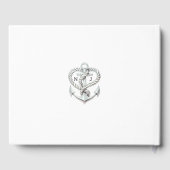 Touwen Hartanker Kustbruiloft Gastenboek (Achterkant)