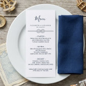 Touwen Knoop Wit Marine Oefenavondmaal Menu