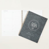 Touwen Monogram Kaart Grijs Planner (Display)