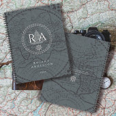 Touwen Monogram Kaart Grijs Planner