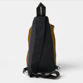 Touwen Monogramkaart Bruin Sling Bag (Achterkant)