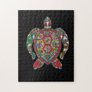 touwen van de schildpad legpuzzel