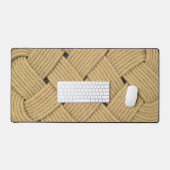 Touwknoop, Ocean Plait nautische foto afdrukken Bureaumat (Keyboard & Muis)