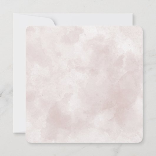 Touwkrans en Hydrangea Boeketten Kaart (Achterkant)