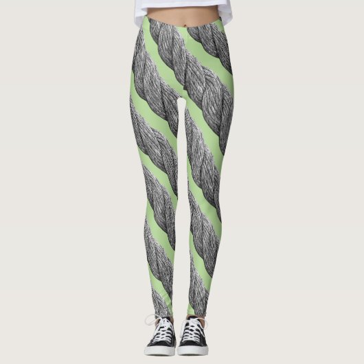 touwpatroon leggings (Voorkant)
