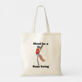 Touwschommel Stemming Goede Vibes Tote Bag (Achterkant)