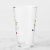 Touwtje Springende Stickman Glas (Links)