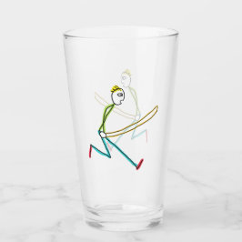 Touwtje Springende Stickman Glas