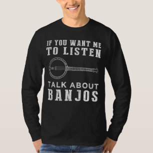 Touwtjes Humor - Als je wilt dat ik luister, praat T-shirt
