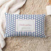 Touwtjes van parels marinekussen bruiloft/jubileum kussen (Deken)