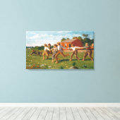 Touwtrekken Canvas Afdruk (Insitu (Houten vloer))