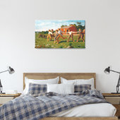 Touwtrekken Canvas Afdruk (Insitu (Slaapkamer))