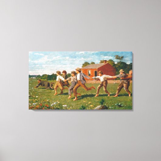 Touwtrekken Canvas Afdruk (Voorkant)