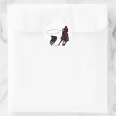 touwwerk ronde sticker (Tas)